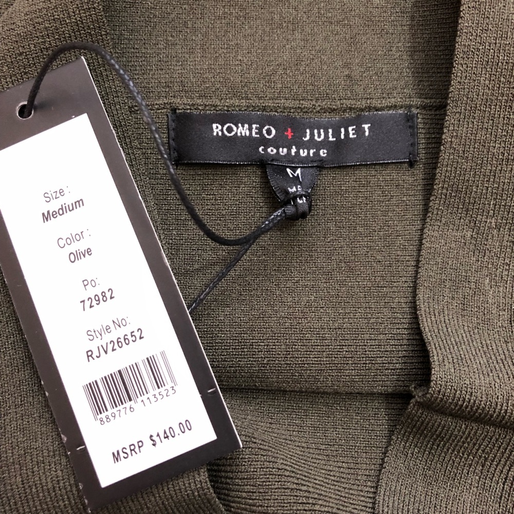Romeo + Juliet Couture Olive Bandage Bodycon Skirt - Picture 5 of 5